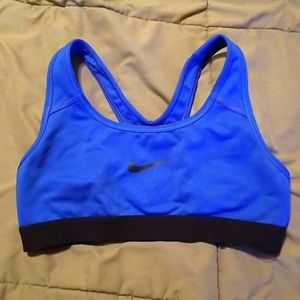 NIKE sports bra dark blue and black size: XS